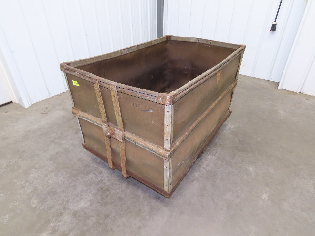 Vintage Tobacco Rolling Cart Factory Bin Steampunk Basket Storage Sutliff