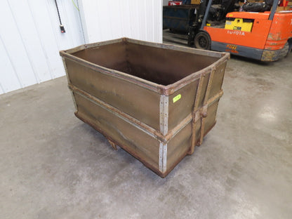 Vintage Tobacco Rolling Cart Factory Bin Steampunk Basket Storage Sutliff