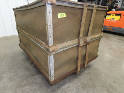 Vintage Tobacco Rolling Cart Factory Bin Steampunk Basket Storage Sutliff