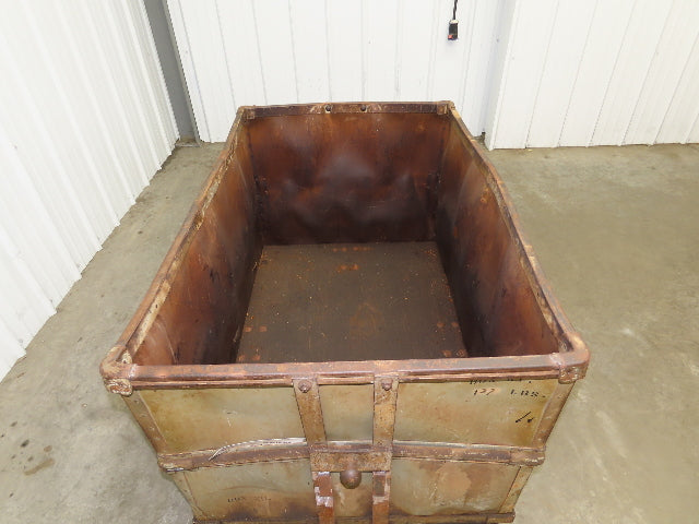 Vintage Tobacco Rolling Cart Factory Bin Steampunk Basket Storage Sutliff