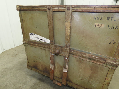 Vintage Tobacco Rolling Cart Factory Bin Steampunk Basket Storage Sutliff