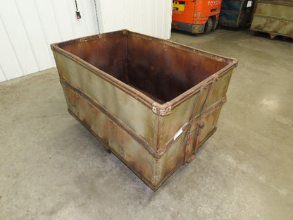 Vintage Tobacco Rolling Cart Factory Bin Steampunk Basket Storage Sutliff