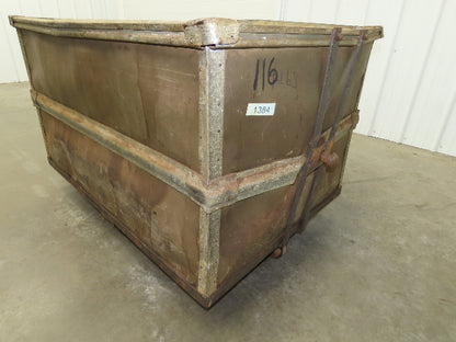 Vintage Tobacco Rolling Cart Factory Bin Steampunk Basket Storage Sutliff