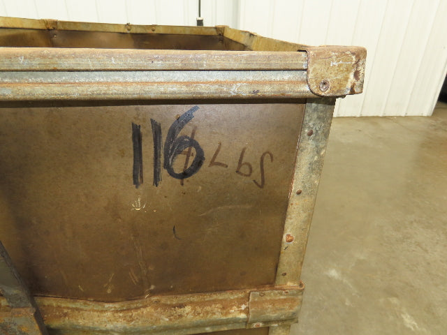Vintage Tobacco Rolling Cart Factory Bin Steampunk Basket Storage Sutliff