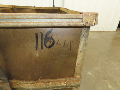 Vintage Tobacco Rolling Cart Factory Bin Steampunk Basket Storage Sutliff