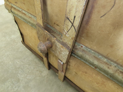 Vintage Sutliff Tobacco Rolling Cart Factory Bin Steampunk Basket Storage Damage