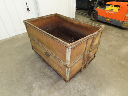 Vintage Sutliff Tobacco Rolling Cart Factory Bin Steampunk Basket Storage Damage