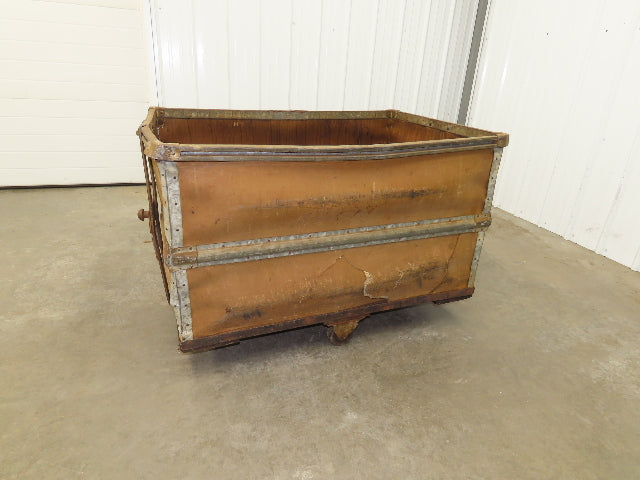 Vintage Sutliff Tobacco Rolling Cart Factory Bin Steampunk Basket Storage Damage