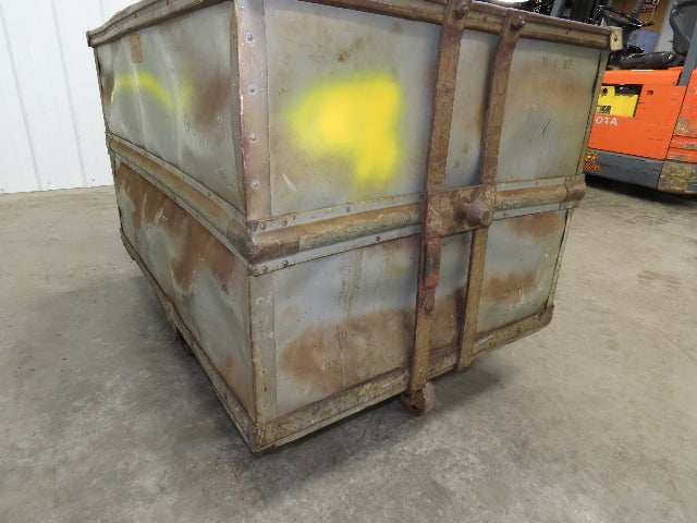 Diamond Fibre Vintage Sutliff Tobacco Rolling Cart Factory Bin Steampunk Storage