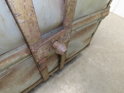 Diamond Fibre Vintage Sutliff Tobacco Rolling Cart Factory Bin Steampunk Storage