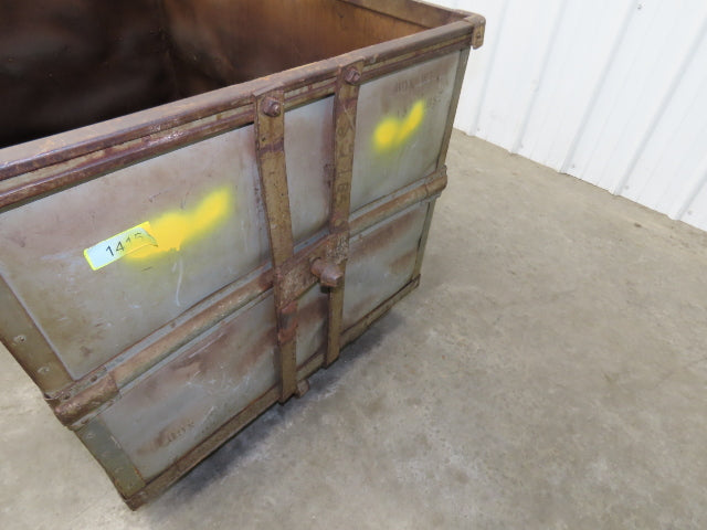 Diamond Fibre Vintage Sutliff Tobacco Rolling Cart Factory Bin Steampunk Storage
