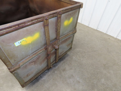 Diamond Fibre Vintage Sutliff Tobacco Rolling Cart Factory Bin Steampunk Storage