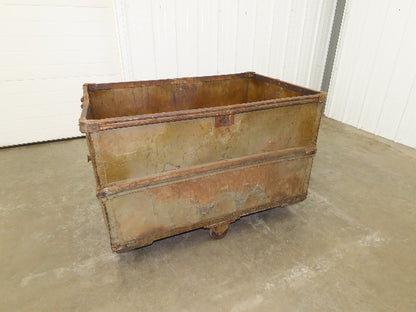 Diamond Fibre Vintage Sutliff Tobacco Rolling Cart Factory Bin Steampunk Storage