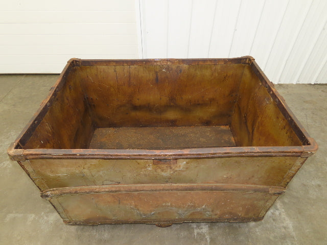 Diamond Fibre Vintage Sutliff Tobacco Rolling Cart Factory Bin Steampunk Storage
