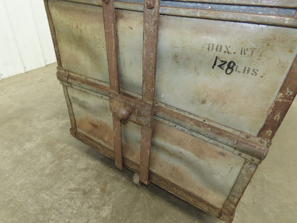 Diamond Fibre Vintage Sutliff Tobacco Rolling Cart Factory Bin Steampunk Storage