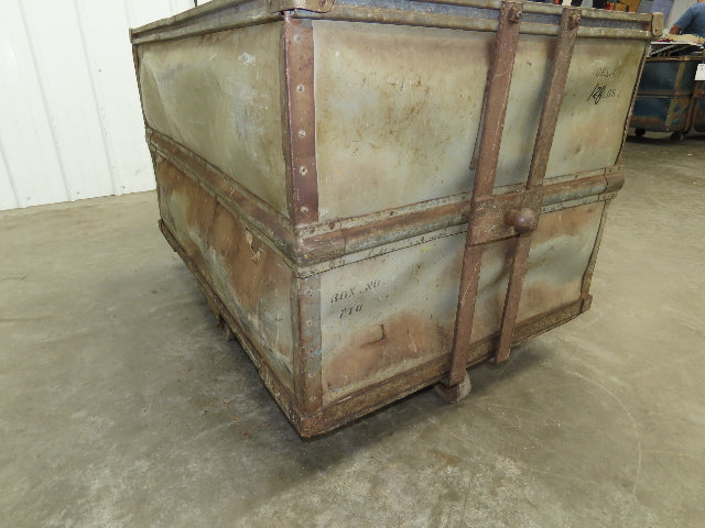 Diamond Fibre Vintage Sutliff Tobacco Rolling Cart Factory Bin Steampunk Storage