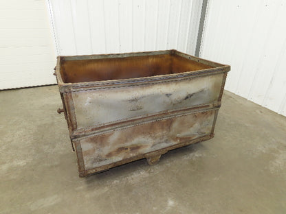 Diamond Fibre Vintage Sutliff Tobacco Rolling Cart Factory Bin Steampunk Storage