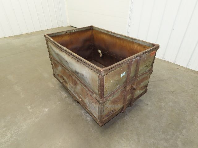 Diamond Fibre Vintage Sutliff Tobacco Rolling Cart Factory Bin Steampunk Storage