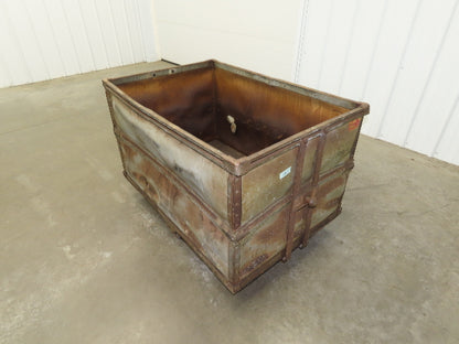 Diamond Fibre Vintage Sutliff Tobacco Rolling Cart Factory Bin Steampunk Storage
