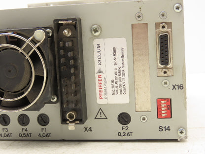 Pfeiffer TCP 380 Vacuum Pump Controller 240VAC Input 42V Output PM C01 490-A