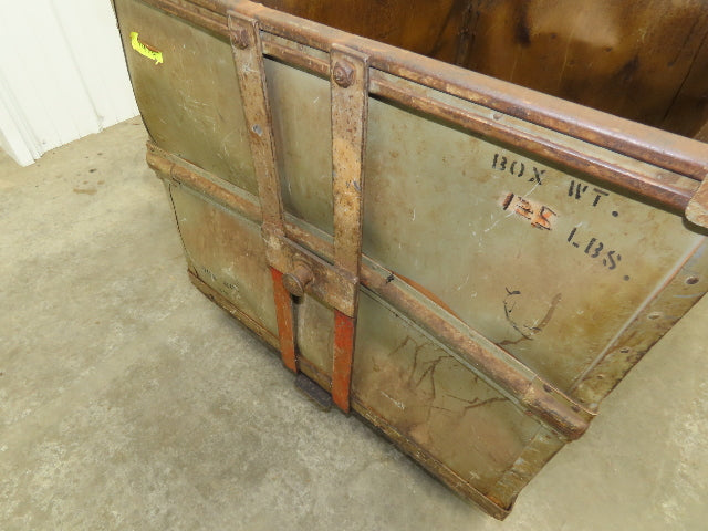 Diamond Fibre Vintage Sutliff Tobacco Rolling Cart Factory Bin Storage Steampunk