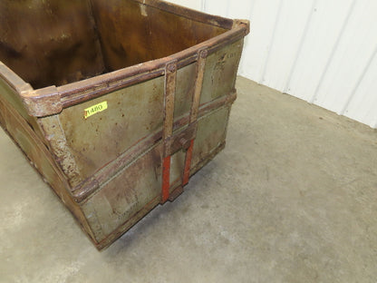 Diamond Fibre Vintage Sutliff Tobacco Rolling Cart Factory Bin Storage Steampunk