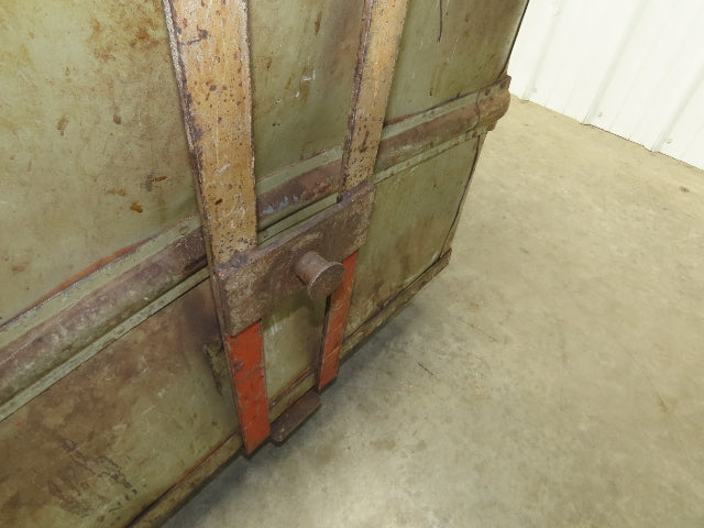 Diamond Fibre Vintage Sutliff Tobacco Rolling Cart Factory Bin Storage Steampunk
