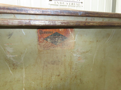 Diamond Fibre Vintage Sutliff Tobacco Rolling Cart Factory Bin Storage Steampunk