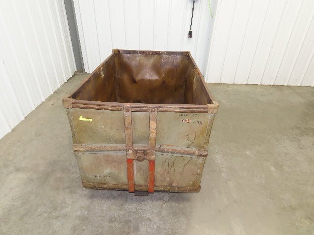 Diamond Fibre Vintage Sutliff Tobacco Rolling Cart Factory Bin Storage Steampunk