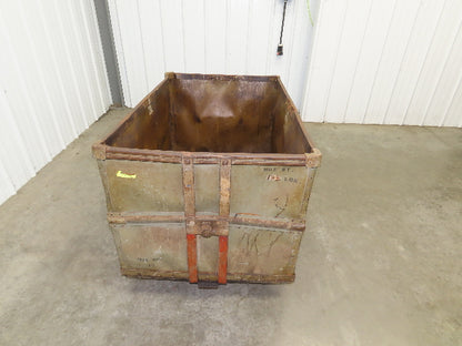 Diamond Fibre Vintage Sutliff Tobacco Rolling Cart Factory Bin Storage Steampunk