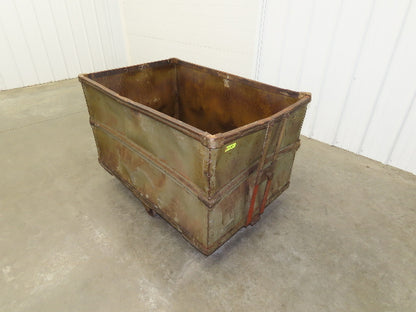 Diamond Fibre Vintage Sutliff Tobacco Rolling Cart Factory Bin Storage Steampunk