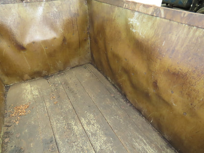 Diamond Fibre Vintage Sutliff Tobacco Rolling Cart Factory Bin Storage Steampunk