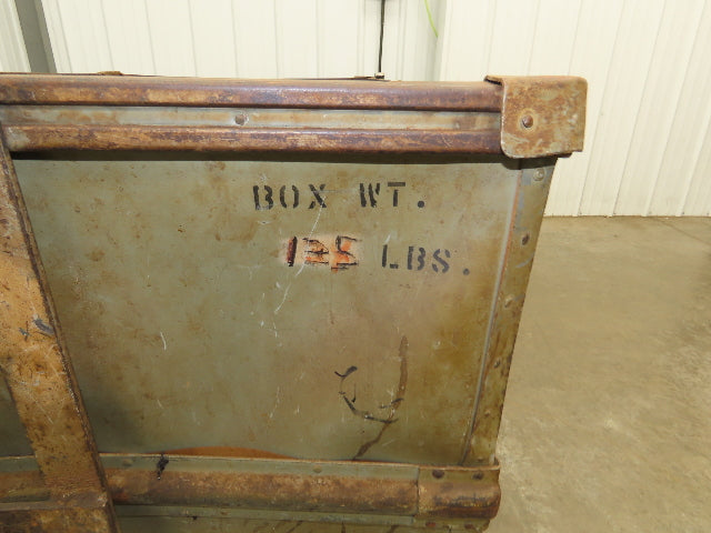 Diamond Fibre Vintage Sutliff Tobacco Rolling Cart Factory Bin Storage Steampunk