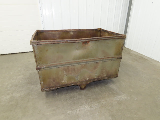 Diamond Fibre Vintage Sutliff Tobacco Rolling Cart Factory Bin Storage Steampunk