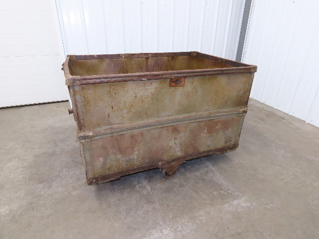 Diamond Fibre Vintage Sutliff Tobacco Rolling Cart Factory Bin Storage Steampunk