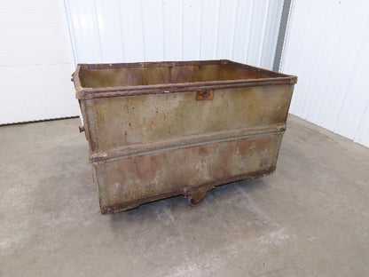 Diamond Fibre Vintage Sutliff Tobacco Rolling Cart Factory Bin Storage Steampunk