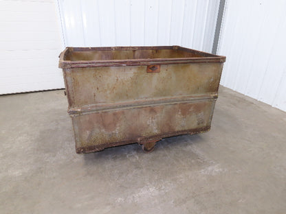 Diamond Fibre Vintage Sutliff Tobacco Rolling Cart Factory Bin Storage Steampunk