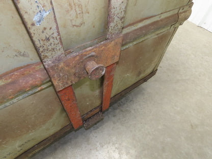 Diamond Fibre Vintage Sutliff Tobacco Rolling Cart Factory Bin Storage Steampunk