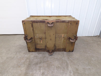 Diamond Fibre Vintage Sutliff Tobacco Rolling Cart Factory Bin Storage Steampunk