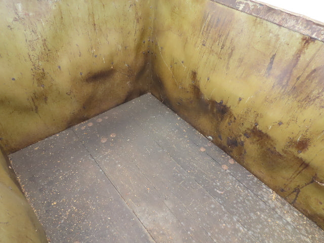 Diamond Fibre Vintage Sutliff Tobacco Rolling Cart Factory Bin Storage Steampunk