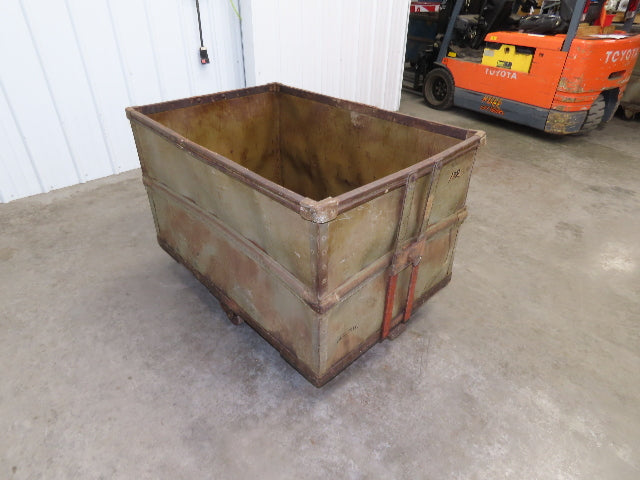Diamond Fibre Vintage Sutliff Tobacco Rolling Cart Factory Bin Storage Steampunk