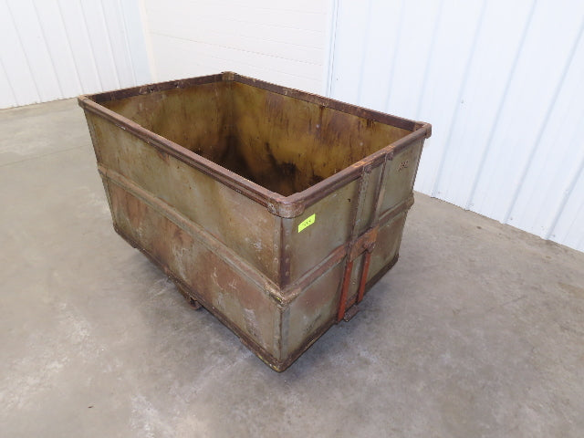 Diamond Fibre Vintage Sutliff Tobacco Rolling Cart Factory Bin Storage Steampunk