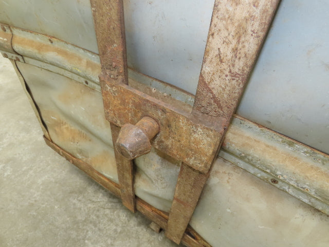 Diamond Fibre Vintage Sutliff Tobacco Rolling Cart Factory Bin Storage Steampunk