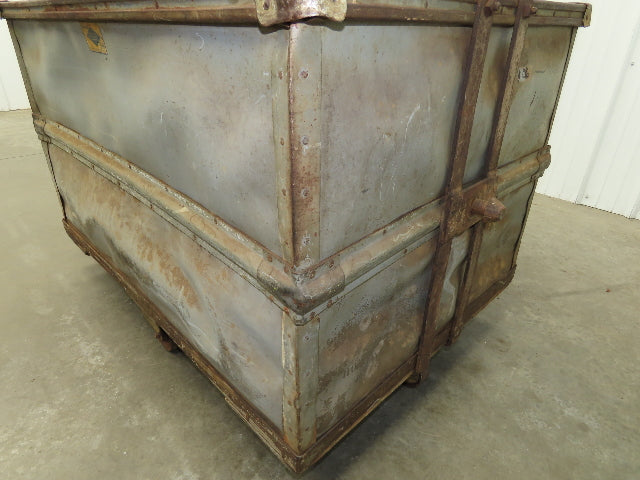 Diamond Fibre Vintage Sutliff Tobacco Rolling Cart Factory Bin Storage Steampunk