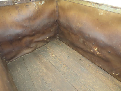 Diamond Fibre Vintage Sutliff Tobacco Rolling Cart Factory Bin Storage Steampunk