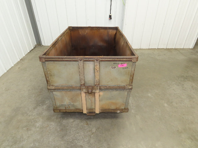Diamond Fibre Vintage Sutliff Tobacco Rolling Cart Factory Bin Storage Steampunk