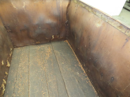 Diamond Fibre Vintage Sutliff Tobacco Rolling Cart Factory Bin Storage Steampunk