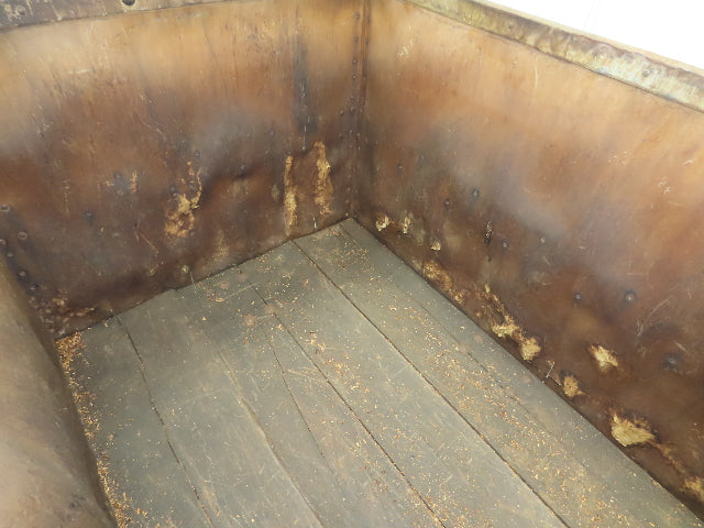 Diamond Fibre Vintage Sutliff Tobacco Rolling Cart Factory Bin Storage Steampunk