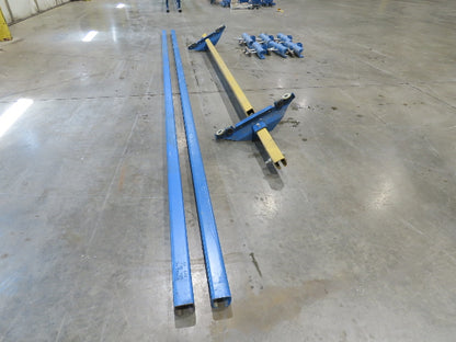 Gorbel 250Lb Ceiling Mount Bridge Crane 70"-86" Span 11' 6" Runway w/Hangers