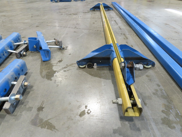 Gorbel 250Lb Ceiling Mount Bridge Crane 70"-86" Span 11' 6" Runway w/Hangers